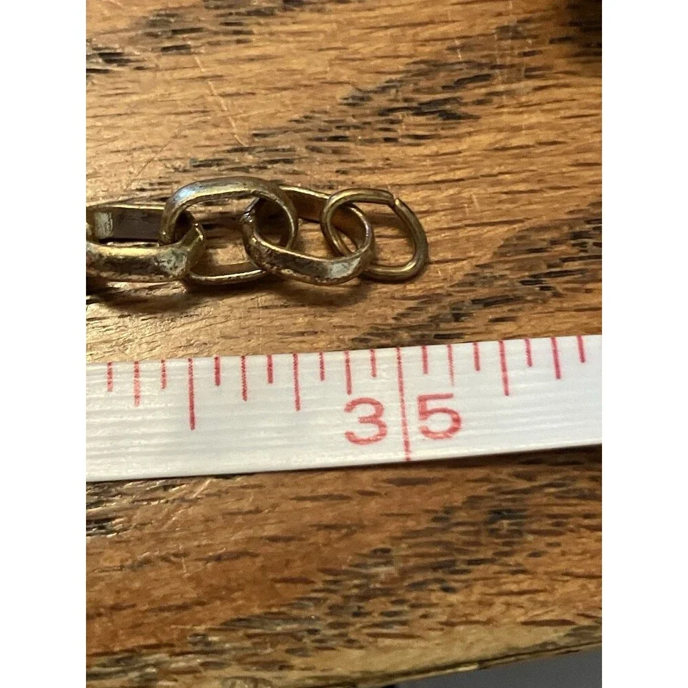 Silpada Chain Belt Gold Tone Links Faux Tortoise Shell 35